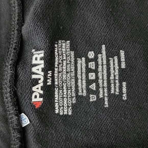 NWT PAJAR Men's Black Slim Fit Jogger Casual Lightweight Cotton Blend Size M - Picture 9 of 14